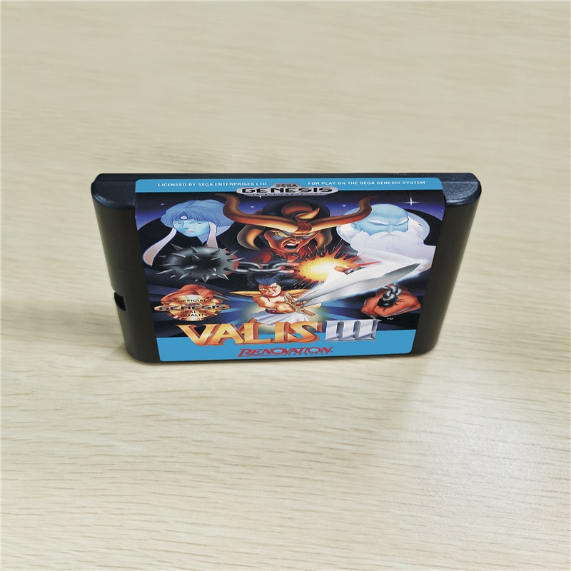 Valis III-MegaDrive Genesis ܼ  16 Ʈ MD  īƮ